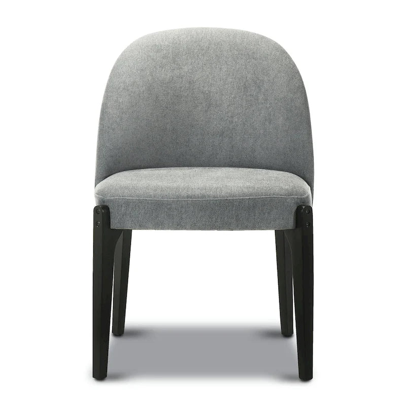 Chaises de salle à manger Pietta de Poly & Bark (lot de 2) – Tissu durable avec pieds en bois massif