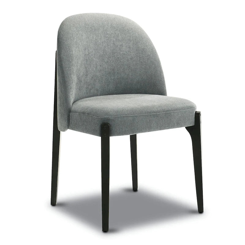 Chaises de salle à manger Pietta de Poly & Bark (lot de 2) – Tissu durable avec pieds en bois massif