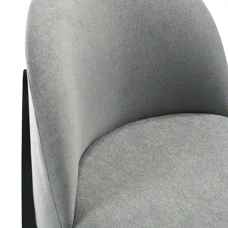 Chaises de salle à manger Pietta de Poly & Bark (lot de 2) – Tissu durable avec pieds en bois massif