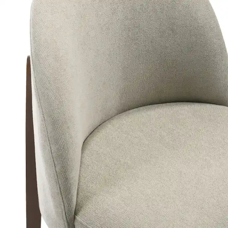 Chaises de salle à manger Pietta de Poly & Bark (lot de 2) – Tissu durable avec pieds en bois massif