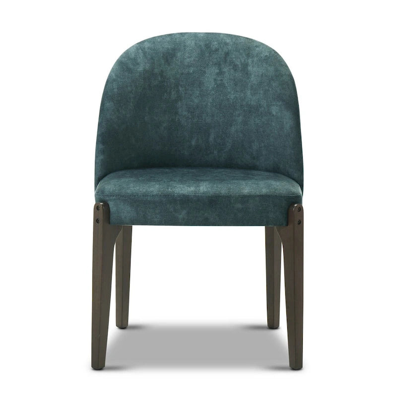 Chaises de salle à manger Pietta de Poly & Bark (lot de 2) – Tissu durable avec pieds en bois massif