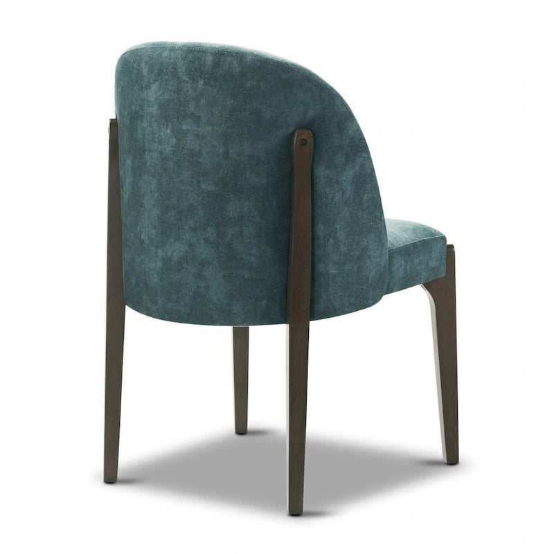 Chaises de salle à manger Pietta de Poly & Bark (lot de 2) – Tissu durable avec pieds en bois massif