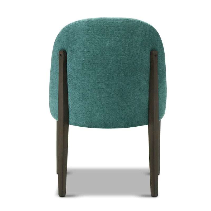 Chaises de salle à manger Pietta de Poly & Bark (lot de 2) – Tissu durable avec pieds en bois massif
