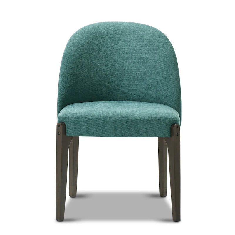 Chaises de salle à manger Pietta de Poly & Bark (lot de 2) – Tissu durable avec pieds en bois massif