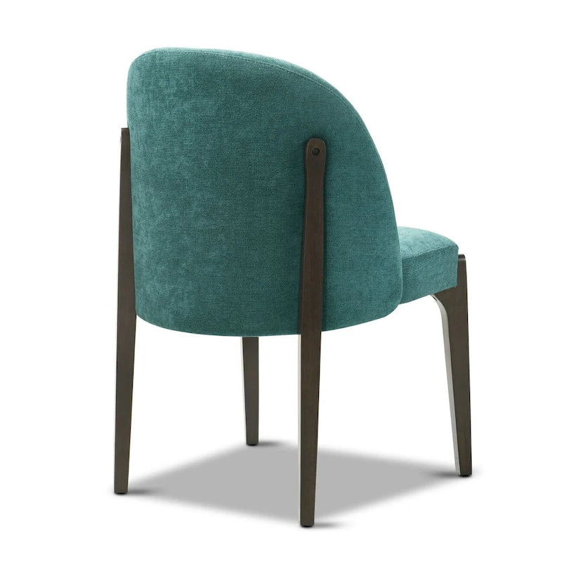 Chaises de salle à manger Pietta de Poly & Bark (lot de 2) – Tissu durable avec pieds en bois massif