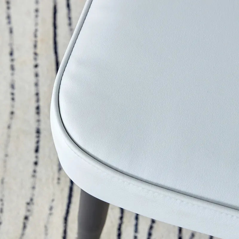 Chaises de salle à manger modernes, lot de 4, en cuir PU, rembourrées, pour cuisine