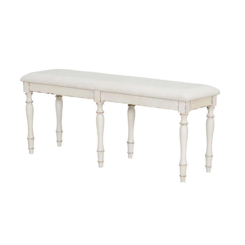 Banc de salle à manger capitonné traditionnel vintage de 128 cm