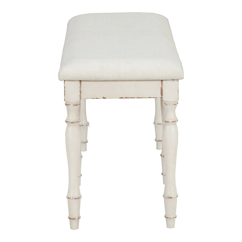 Banc de salle à manger capitonné traditionnel vintage de 128 cm