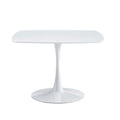 Table basse de loisirs à piètement central, style milieu de siècle, 42,1/31,49