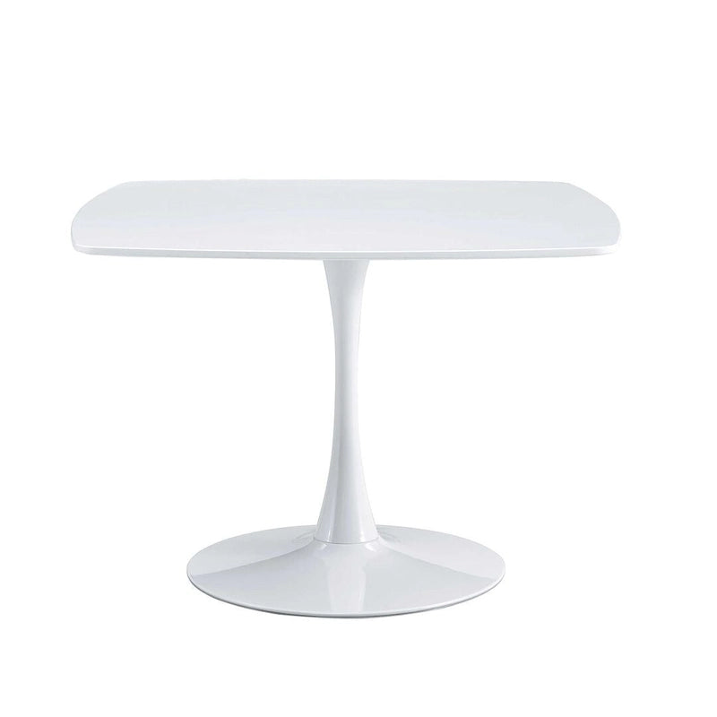 Table basse de loisirs à piètement central, style milieu de siècle, 42,1/31,49