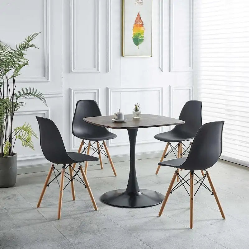 Table basse de loisirs à piètement central, style milieu de siècle, 42,1/31,49