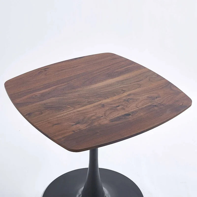 Table basse de loisirs à piètement central, style milieu de siècle, 42,1/31,49