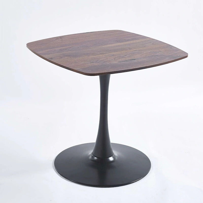 Table basse de loisirs à piètement central, style milieu de siècle, 42,1/31,49