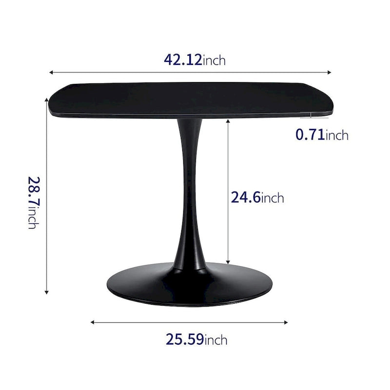 Table basse de loisirs à piètement central, style milieu de siècle, 42,1/31,49