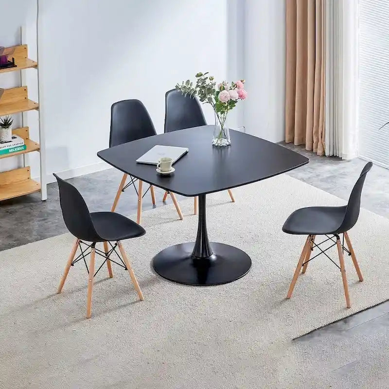 Table basse de loisirs à piètement central, style milieu de siècle, 42,1/31,49