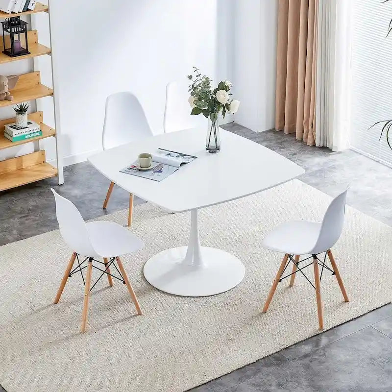 Table basse de loisirs à piètement central, style milieu de siècle, 42,1/31,49