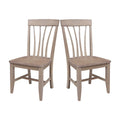 Lot de 2 chaises Fanback Soma en bois massif