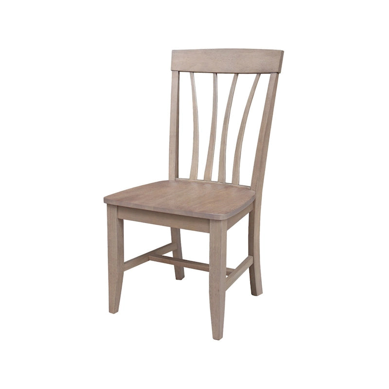 Lot de 2 chaises Fanback Soma en bois massif