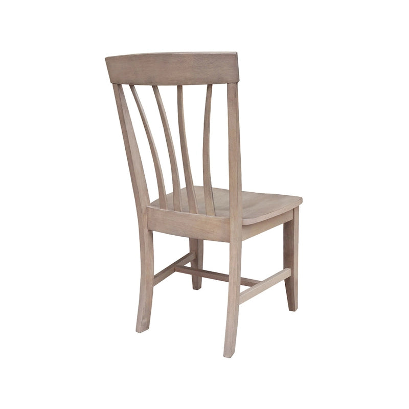 Lot de 2 chaises Fanback Soma en bois massif