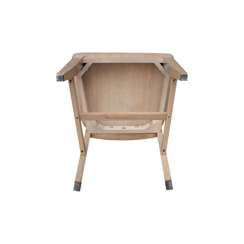 Lot de 2 chaises Fanback Soma en bois massif