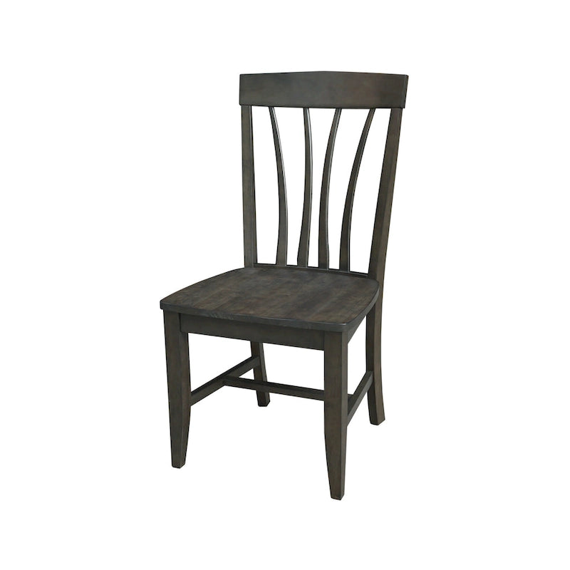 Lot de 2 chaises Fanback Soma en bois massif