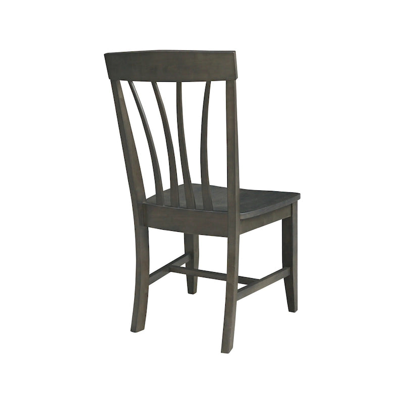 Lot de 2 chaises Fanback Soma en bois massif