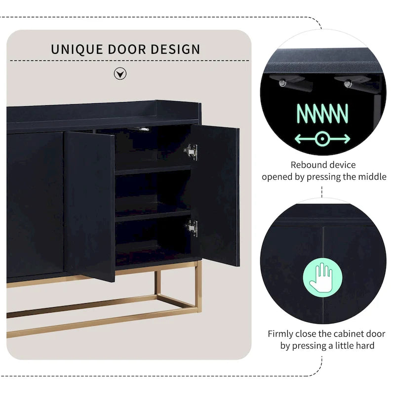 Buffet moderne élégant avec grand espace de rangement