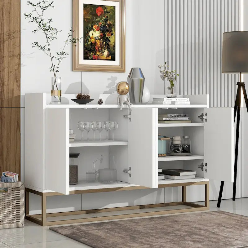 Buffet moderne élégant avec grand espace de rangement
