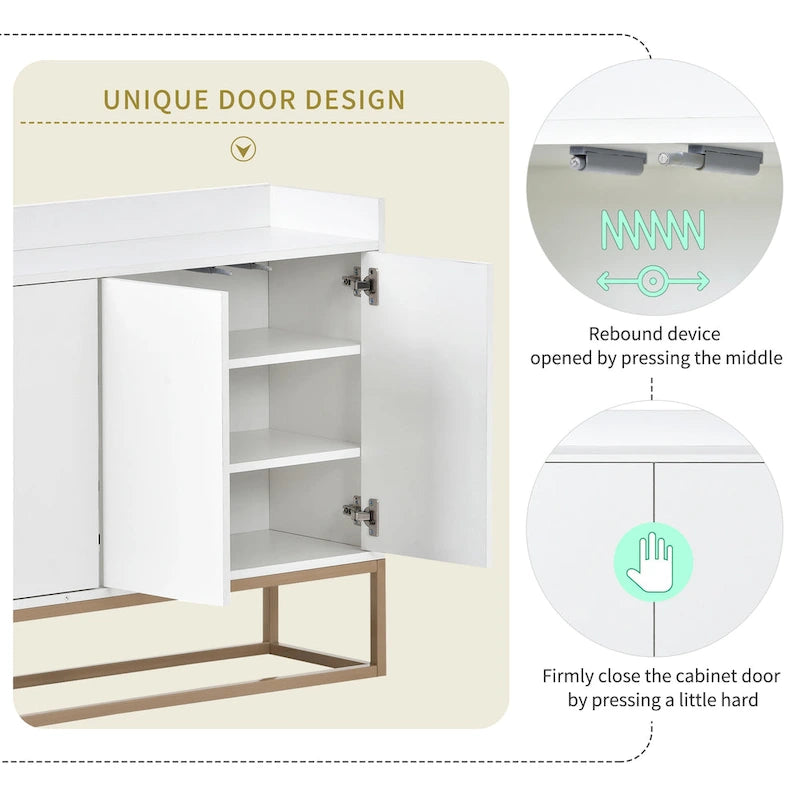 Buffet moderne élégant avec grand espace de rangement