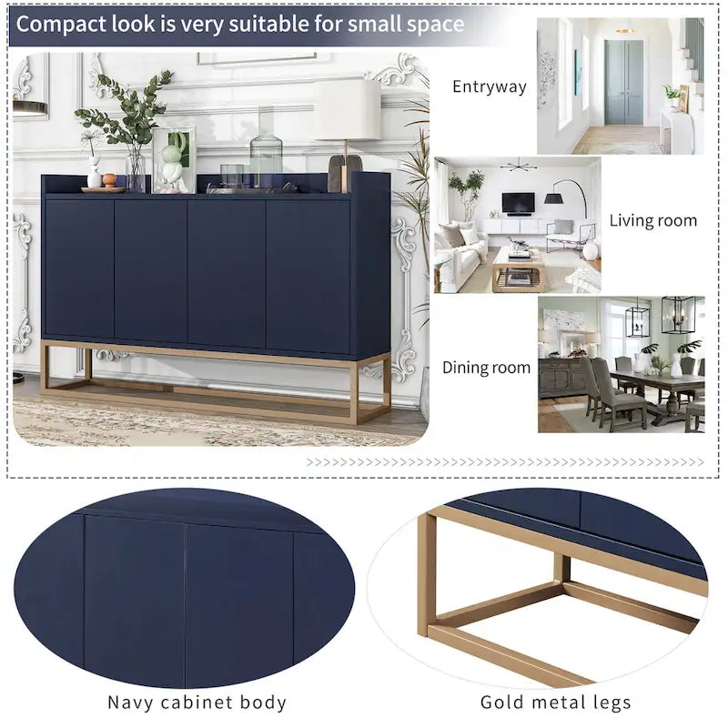Buffet moderne élégant avec grand espace de rangement