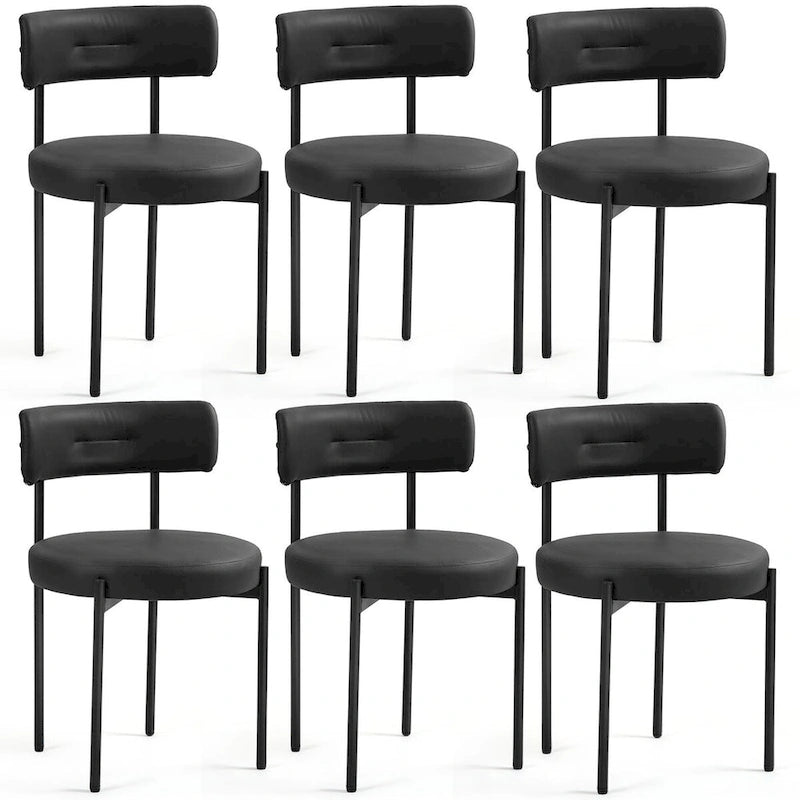 Chaises de salle à manger AVAWING, chaises de cuisine modernes du milieu du siècle, lot de 6