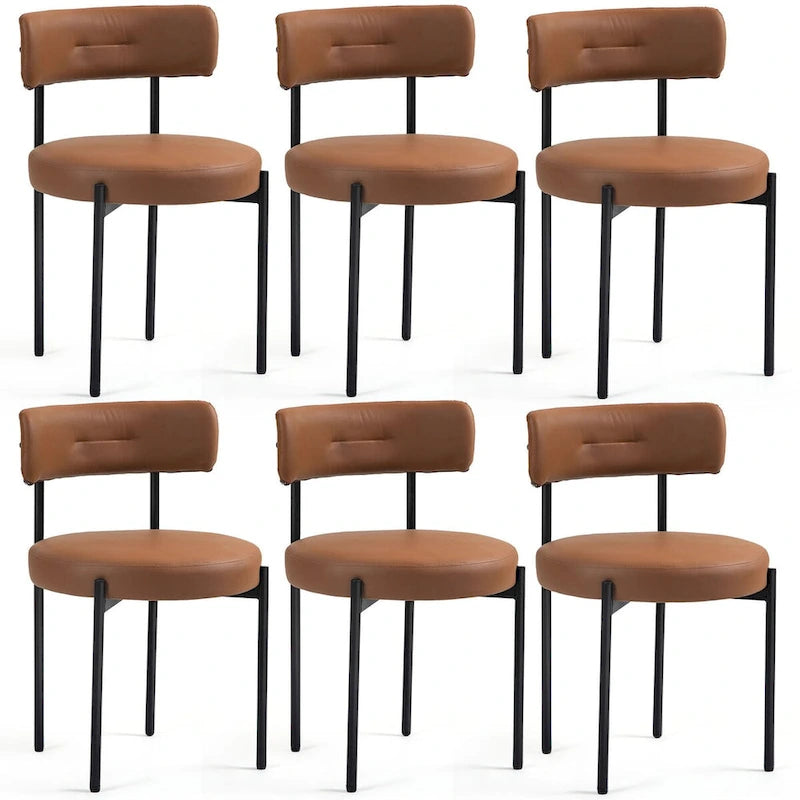 Chaises de salle à manger AVAWING, chaises de cuisine modernes du milieu du siècle, lot de 6
