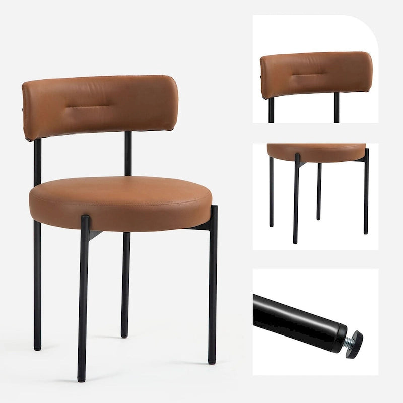 Chaises de salle à manger AVAWING, chaises de cuisine modernes du milieu du siècle, lot de 6
