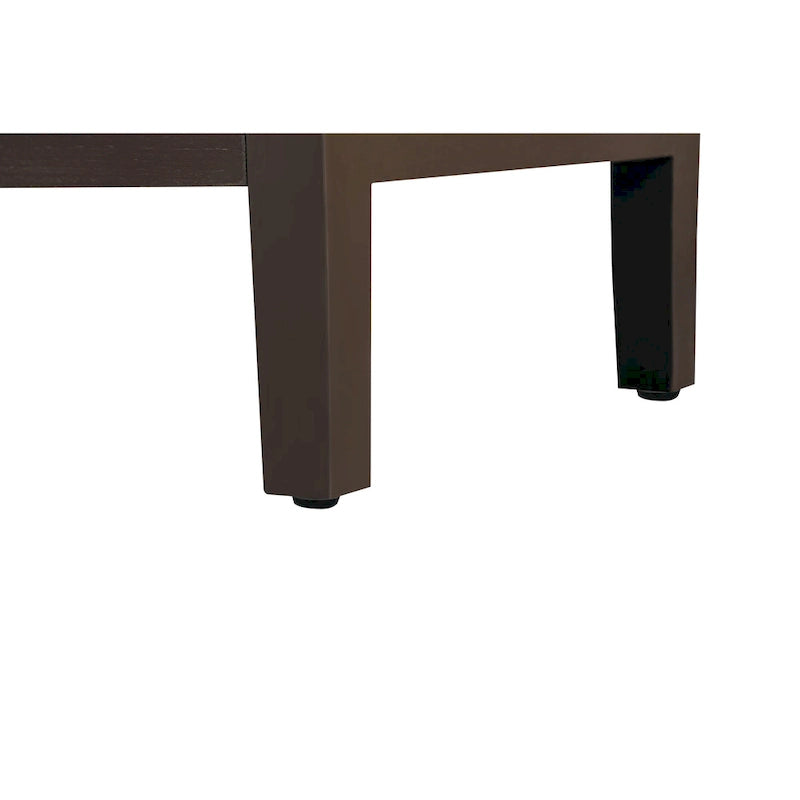 Buffet à 4 portes en bois sergé