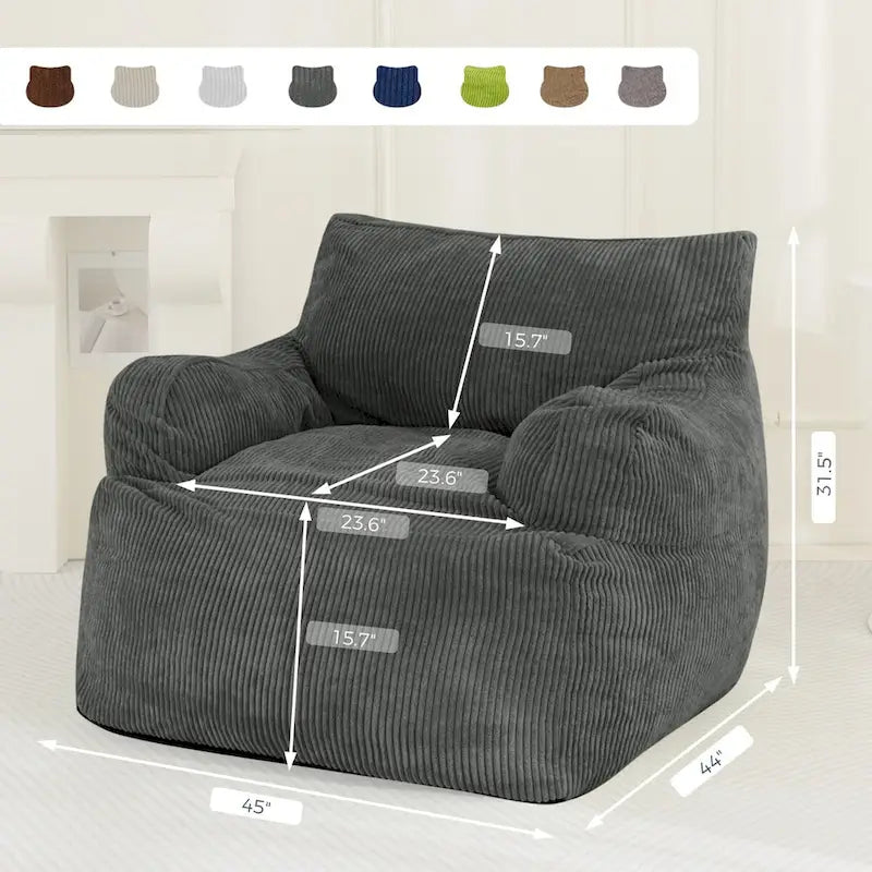 Grand pouf géant canapé paresseux