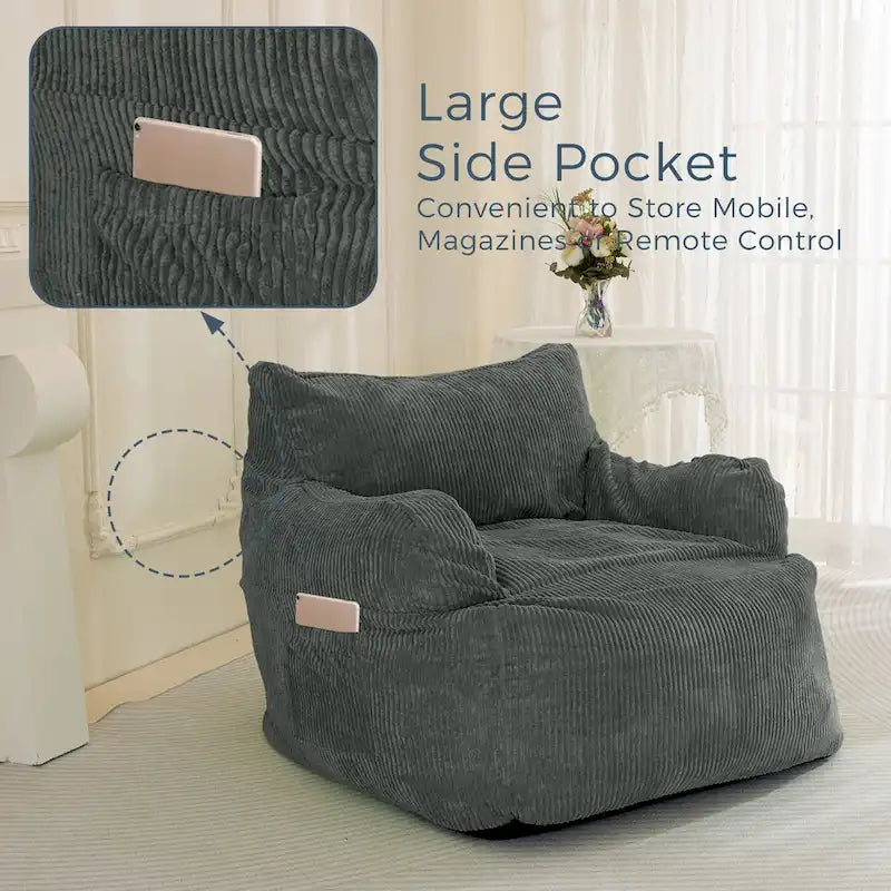 Grand pouf géant canapé paresseux