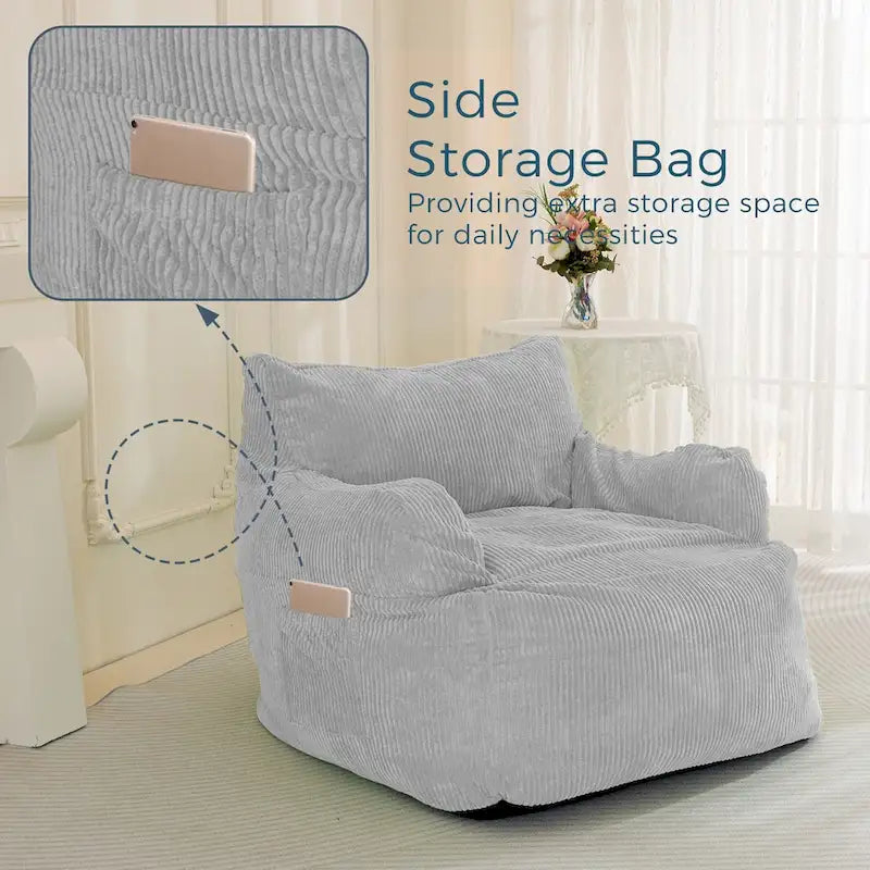 Grand pouf géant canapé paresseux