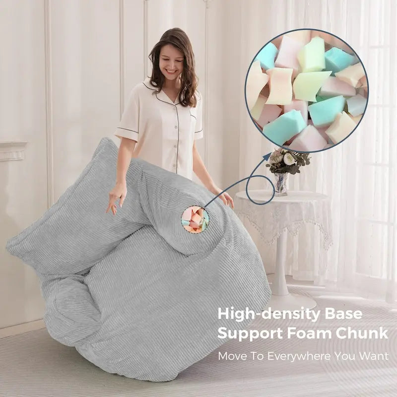 Grand pouf géant canapé paresseux