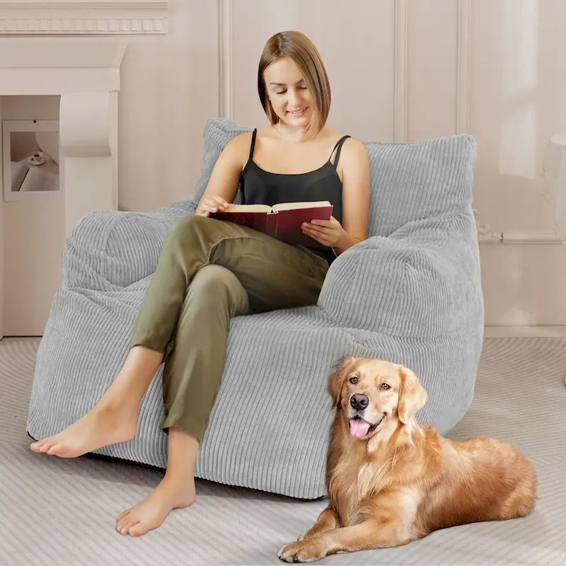 Grand pouf géant canapé paresseux