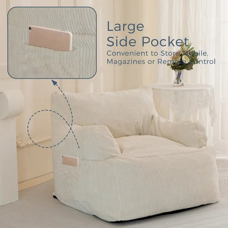 Grand pouf géant canapé paresseux
