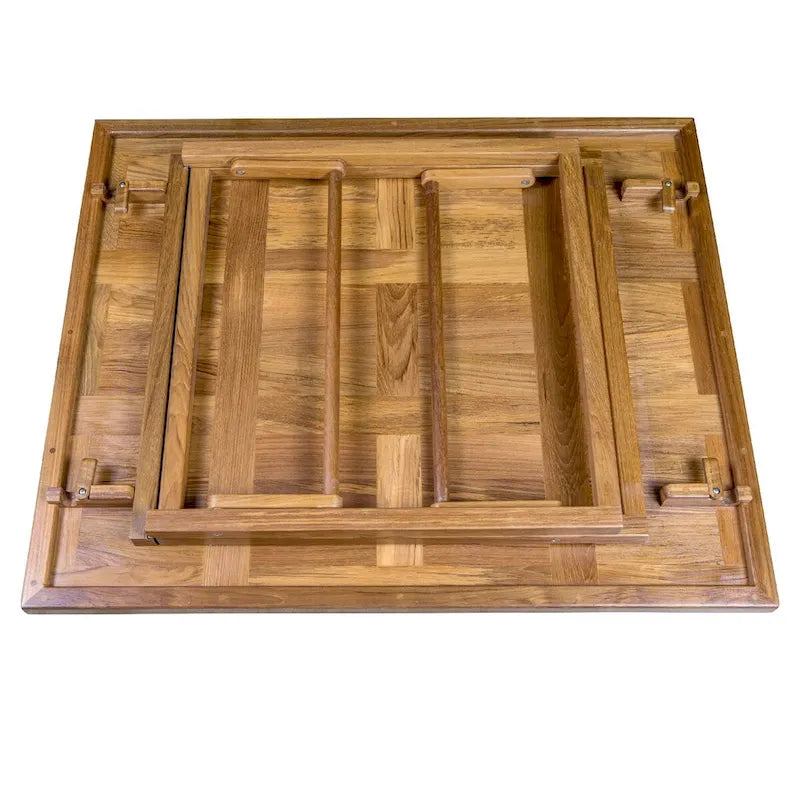 Table puzzle en teck