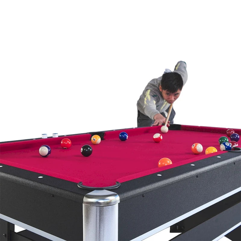 Table de billard de 6 pi avec plateau de tennis de table