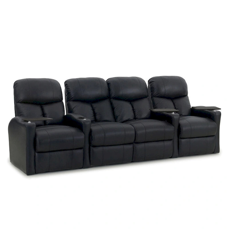 Ensemble de 4 fauteuils de cinéma maison inclinables en cuir Octane Bolt XS400 (rangée de 4)