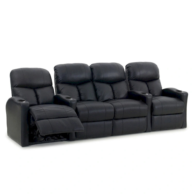 Ensemble de 4 fauteuils de cinéma maison inclinables en cuir Octane Bolt XS400 (rangée de 4)