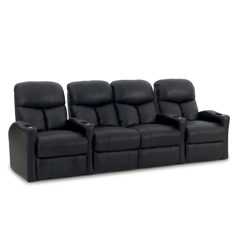 Ensemble de 4 fauteuils de cinéma maison inclinables en cuir Octane Bolt XS400 (rangée de 4)