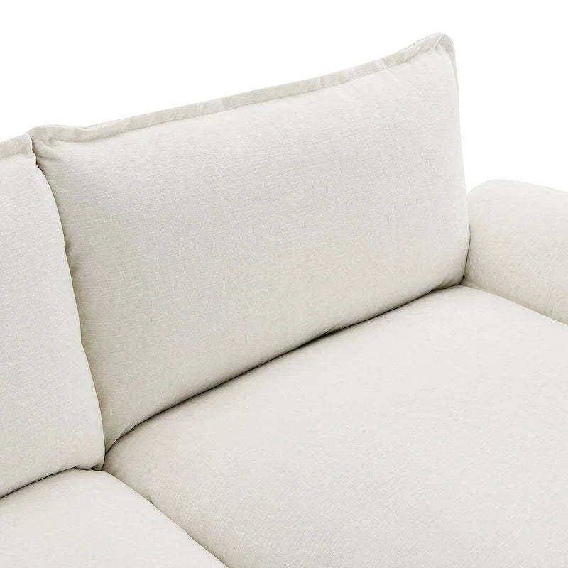 Canapé sectionnel d'angle 5 places en chenille avec méridienne réversible, convertible pour salon, appartement