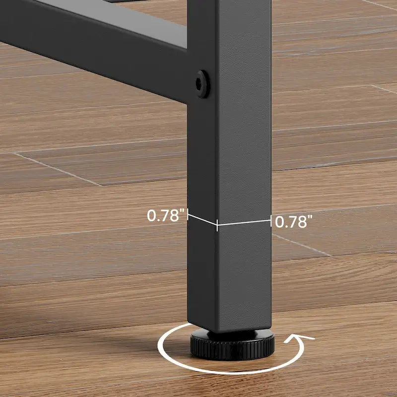 Console étroite Table de canapé Table de couloir industrielle pour entrée