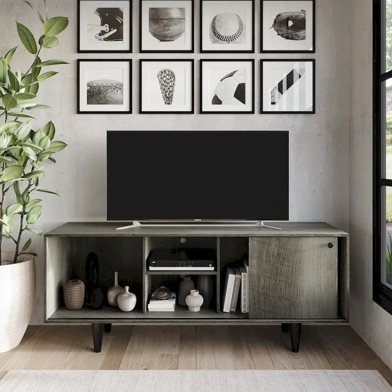 Meuble TV console moderne du milieu du siècle CraftPorch