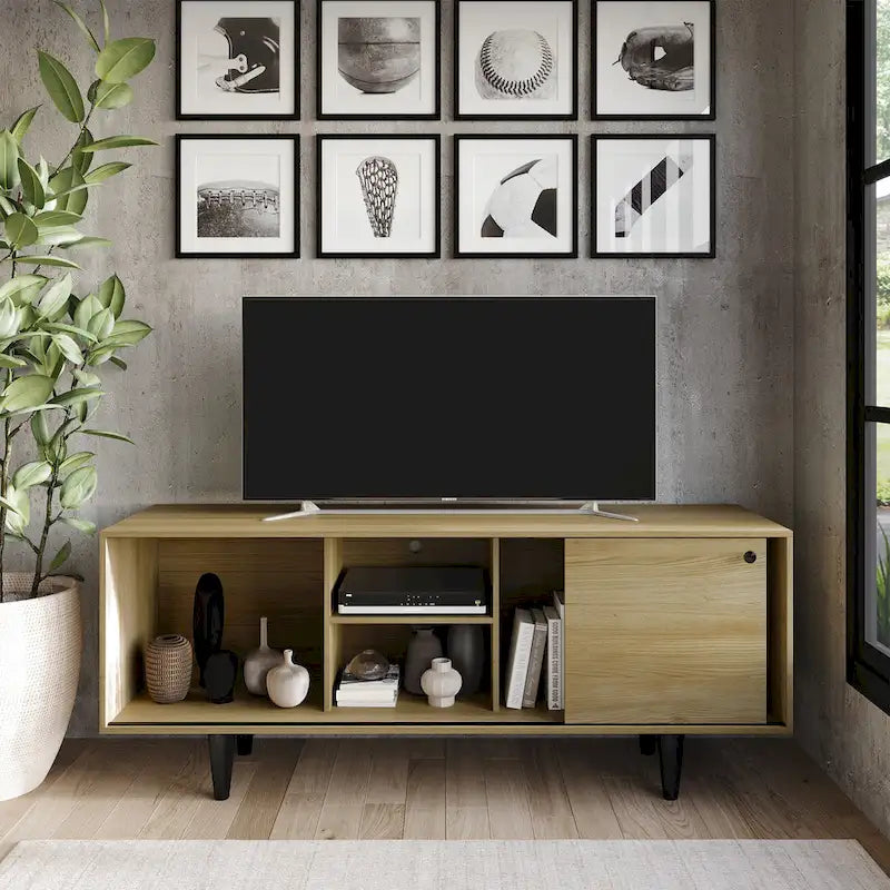 Meuble TV console moderne du milieu du siècle CraftPorch