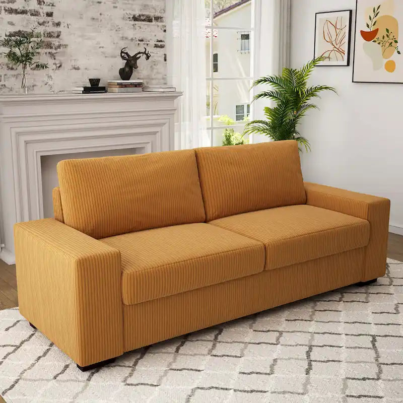 Causeuse rembourrée de 80 po pour le salon